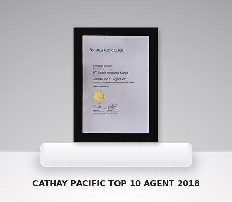 CATHAY PACIFIC Top 10 Agent 2018