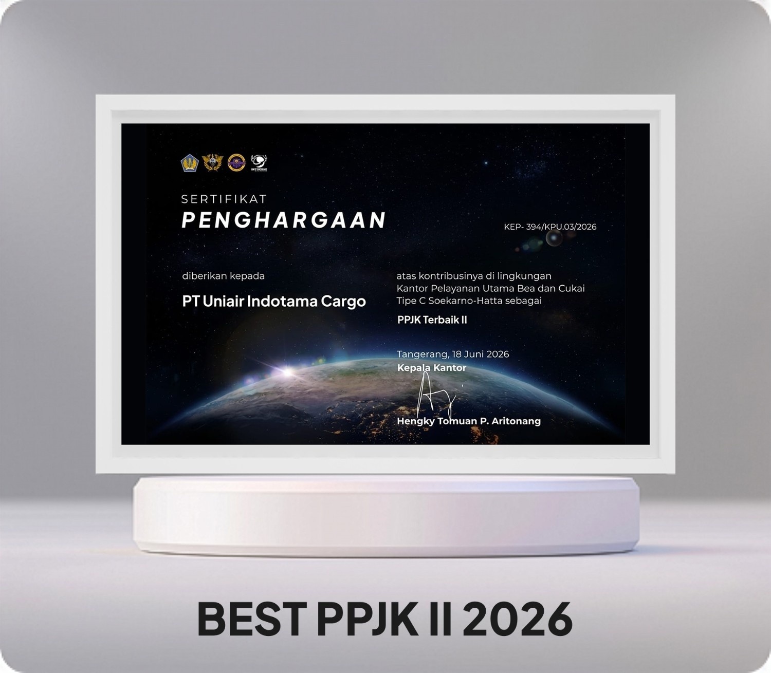 MOCKUP WEB - SERTIFIKAT PPJK TERBAIK 2026 (UIC)