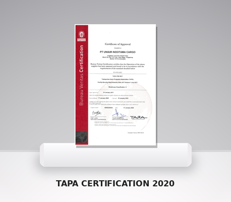 TAPA Certification 2020
